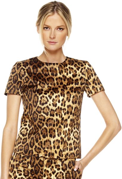 michael kors leopard blouses