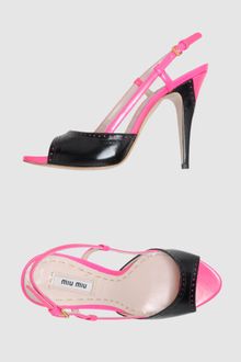 Miu Miu Platform Sandals - Lyst