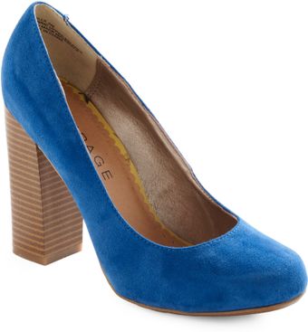 ModCloth Hello, Blue-Tiful Heel - Lyst