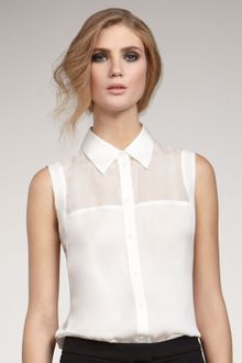 Rachel Zoe Geri Sleeveless Blouse - Lyst