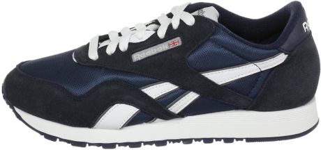 reebok classic nylon navy blue