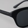 Stella Mccartney Rounded Sunglasses in Black - Lyst