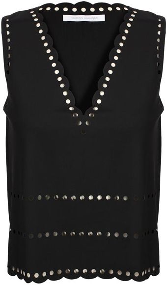Yasmin Kianfar Laser Cut Simplex Top - Lyst