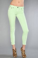 Free People The Cropped Colored Skinny Jean 