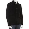 John Varvatos Usa Black Cotton Velvet Double Breasted Jacket in Black for Men - Lyst