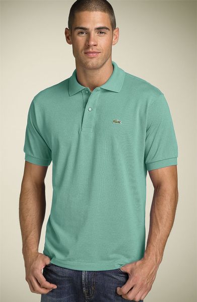 Lacoste Piqué Polo in Blue for Men (capri blue) - Lyst