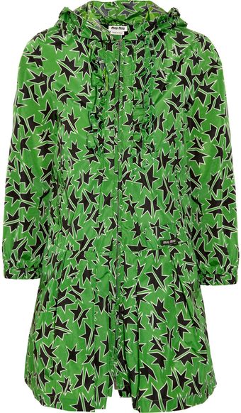  Star-print Raincoat 