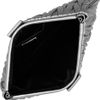 Miu Miu Metallic Matelassé Leather Clutch in Silver - Lyst