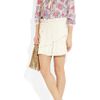 Pedro Garcia Teri Leather and Canvas Wedge Sandals in Brown - Lyst