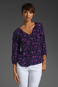 Rebecca Taylor Batik Blouse - Lyst