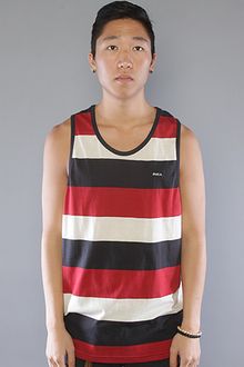 RVCA The Rochambeau Tank in Dark Navy - Lyst