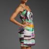 Shoshanna Serena Draped Front Dress in Multicolor (multi) - Lyst