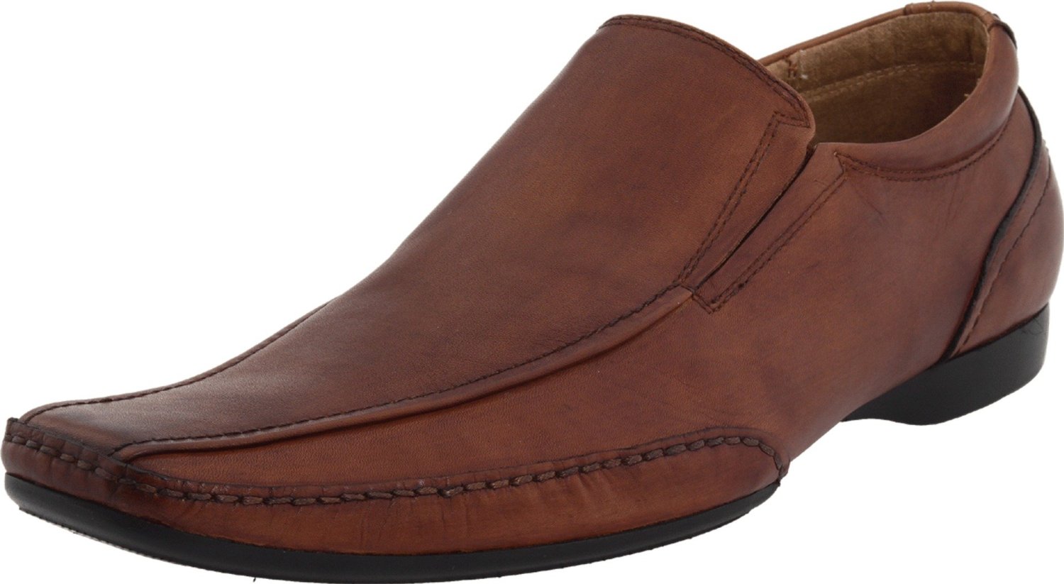 Steve Madden Mens Carvor Slip On Dress in Brown for Men (cognac