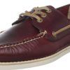 Frye Mens Sully Boat Shoe in Brown for Men (burgundy) - Lyst