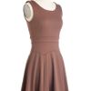 Modcloth Just Called To Say Chai Dress in Brown (mocha) - Lyst