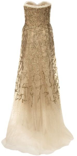 monique lhuillier chantilly lace gown