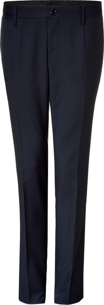 D&g Navy Pin Stripe Suit Pants in Blue for Men (navy) - Lyst