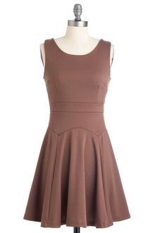 ModCloth Just Called To Say Chai Dress - Lyst