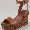 Ash Vanina Wedge Sandals in Brown (natural) - Lyst