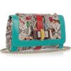 Christian Louboutin Sweet Charity Python and Leather Shoulder Bag in Multicolor (multicolored) - Lyst