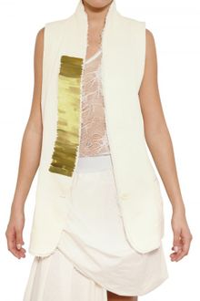 Damir Doma Brass Embellished Cotton Canvas Vest - Lyst