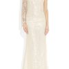 Emilio Pucci OneShoulder Lace Gown in White (ivory) - Lyst