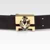 Gucci Swarovoski Crystal Accented Enamel Tiger Leather Belt in Black (nero) - Lyst
