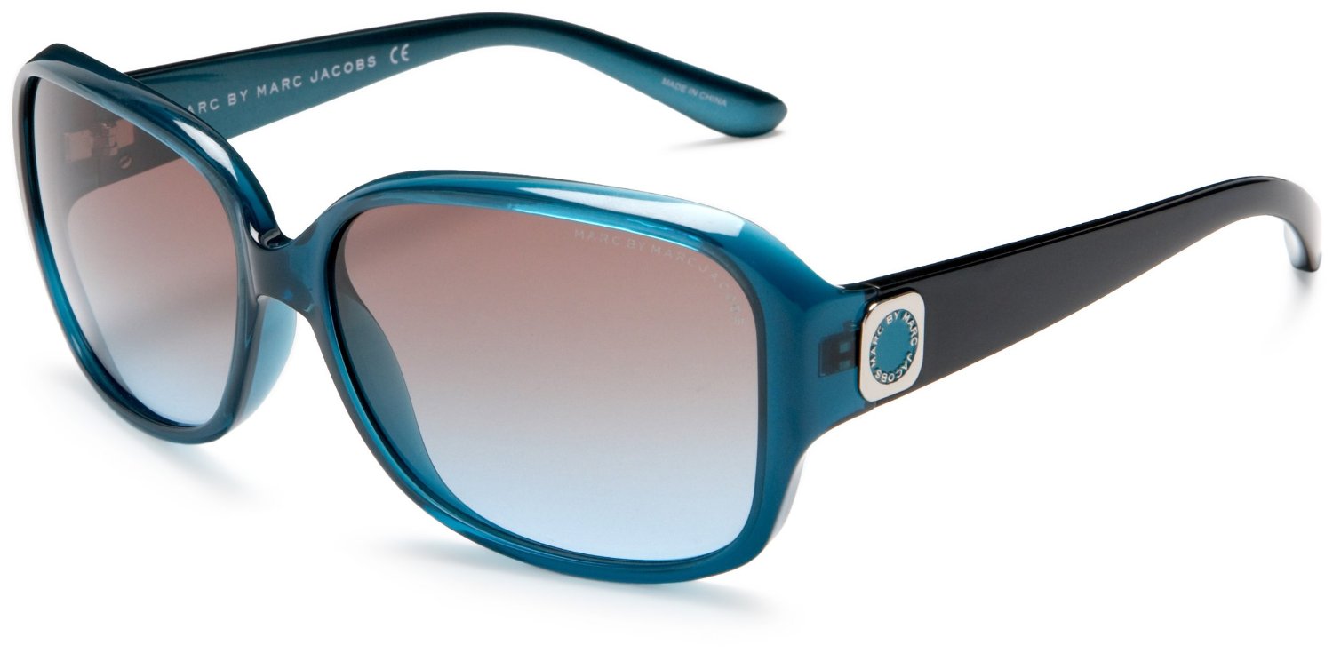 Marc By Marc Jacobs Womens Mmj 142 Sunglasses in Blue (teal frame/brown