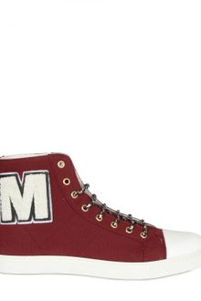 Marc Jacobs Canvas & Leather Toe High Top Sneakers - Lyst