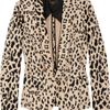 Tibi Printed Cottonblend Sateen Blazer in Animal - Lyst