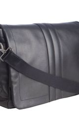 Tod's Black Calfskin Softy Medium Messenger Bag
