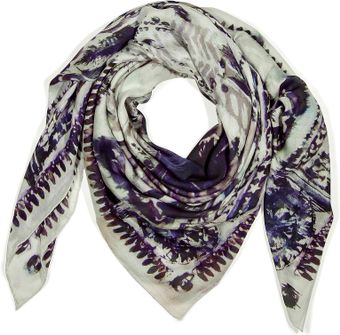 Balmain White Modal and Cashmere Blend Scarf - Lyst