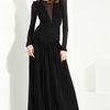 Burberry Prorsum Jersey Gown in Black - Lyst
