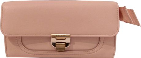 Nina Ricci Fold Over Wallet in Pink (rose) - Lyst