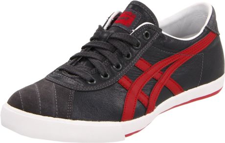 Onitsuka Tiger Mens Rotation 77 Sneaker in Gray for Men (charcoal/burgundy) - Lyst