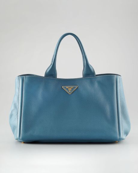 denim prada tote