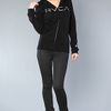 Rvca The Big Rvca Zip Hoody in Black in Black - Lyst