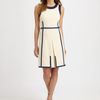 Tory Burch Addis Dress in Beige (blue) - Lyst