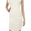 Vionnet Asymmetric Crepetwill Dress in White - Lyst