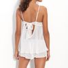 Betsey Johnson Chiffon Pajama Set in White (pearl) - Lyst