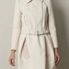 Carven Cotton Biker Jacket in Beige (cream) - Lyst