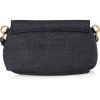 Chloé Marcie Denim and Leather Shoulder Bag in Black (denim) - Lyst