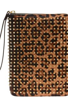 Christian Louboutin Cris Studded Calf Hair Ipad Case - Lyst