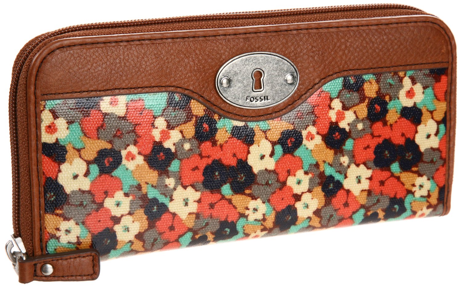 Fossil Key Per Zip Clutch Wallet in Floral Lyst