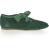 Lanvin Suede Moccasins in Green (forest) - Lyst