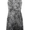 Lanvin Printed SilkBlend Satin Dress in Gray (multicolored) - Lyst