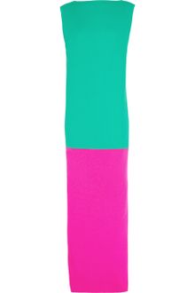 Roksanda Ilincic Remy Color-block Wool-crepe Gown - Lyst