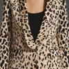 Tibi Cheetah On Cotton Sateen Blazer in Beige (sand multi) - Lyst