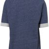 Topshop Crop Roll Sleeve Sweat in Blue (denim) - Lyst