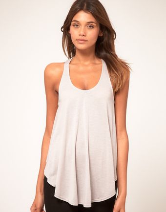 ASOS Collection Asos Textured Linen Mix Swing Vest - Lyst